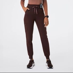 Espresso High Waisted Zamora - Jogger Scrub Pant